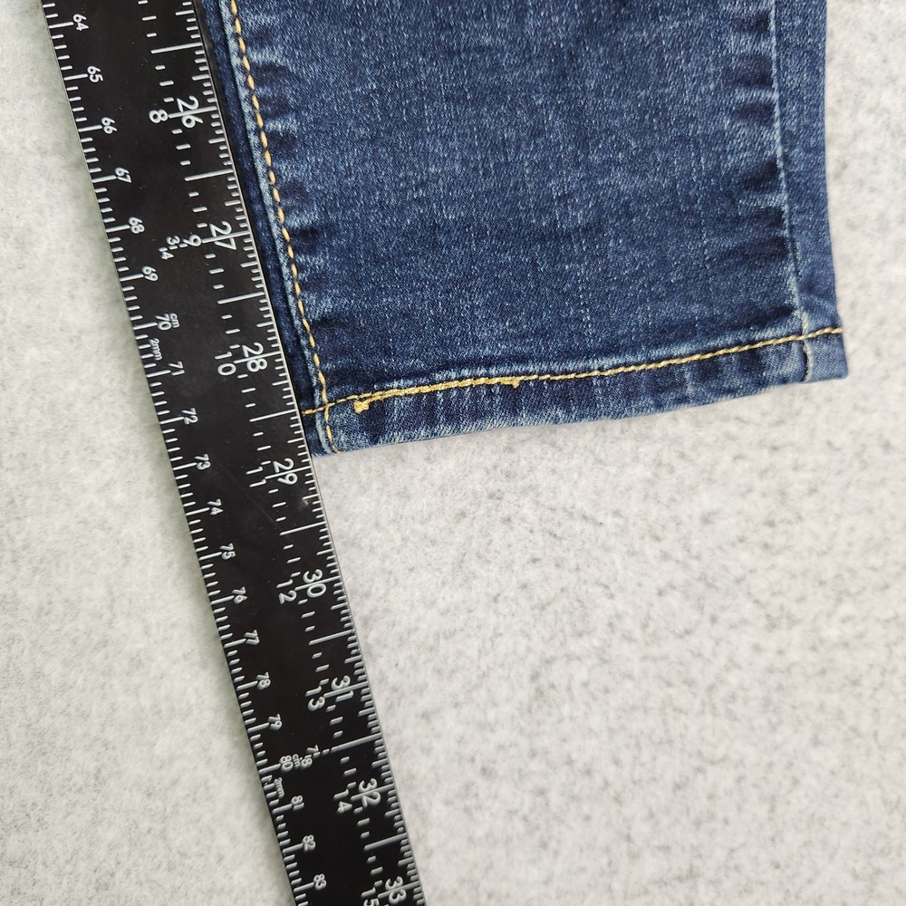 Denizen Levi's Jeans Women 24W Blue Denim High-Rise Dark Wash Stretch Skinny Leg - Picture 7 of 8